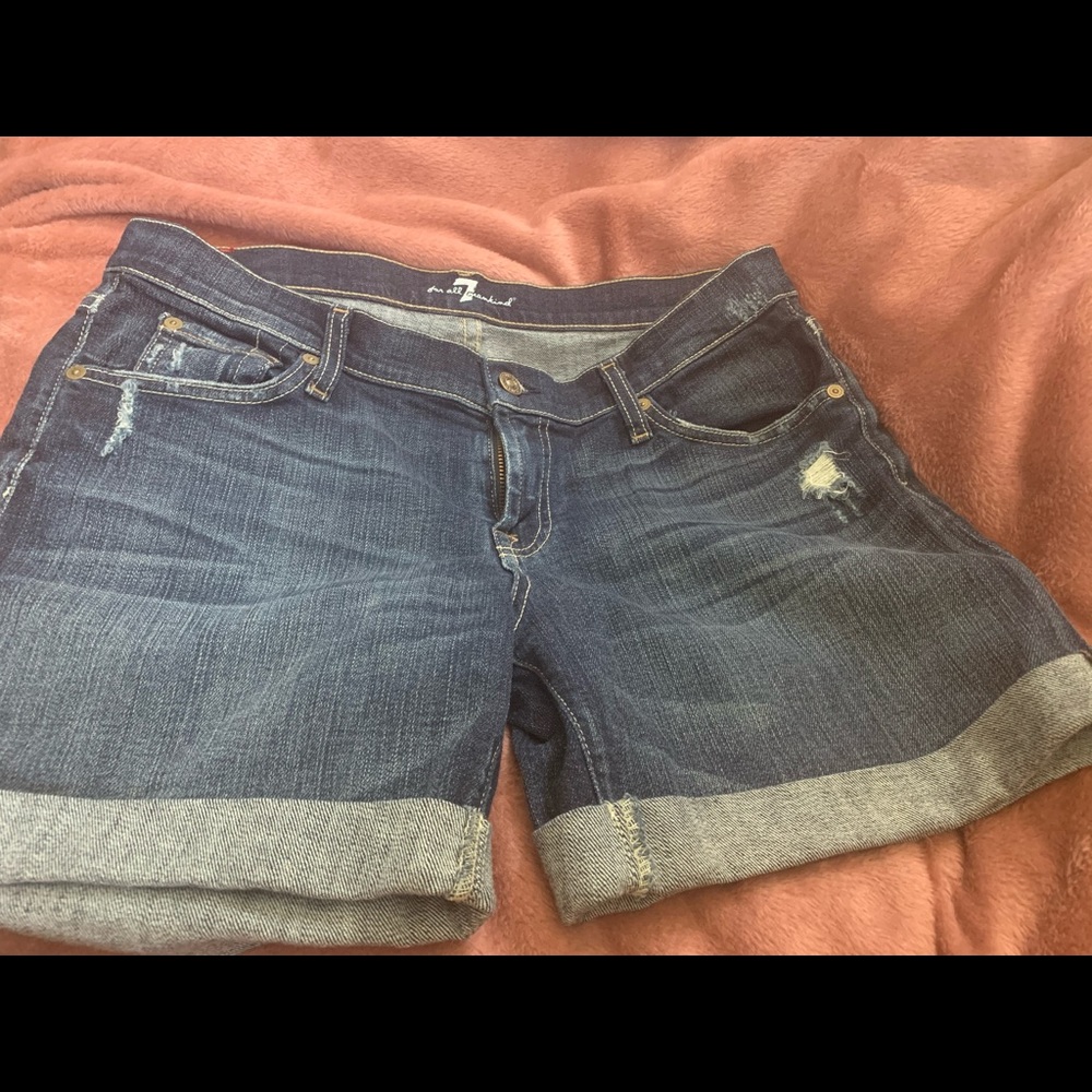 7 For All Mankind Denim Shorts